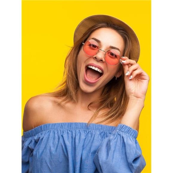 28 Pairs Round Hippie Sunglasses Colored Disco Glasses 70s Outfits Groovy Party - Picture 3 of 6